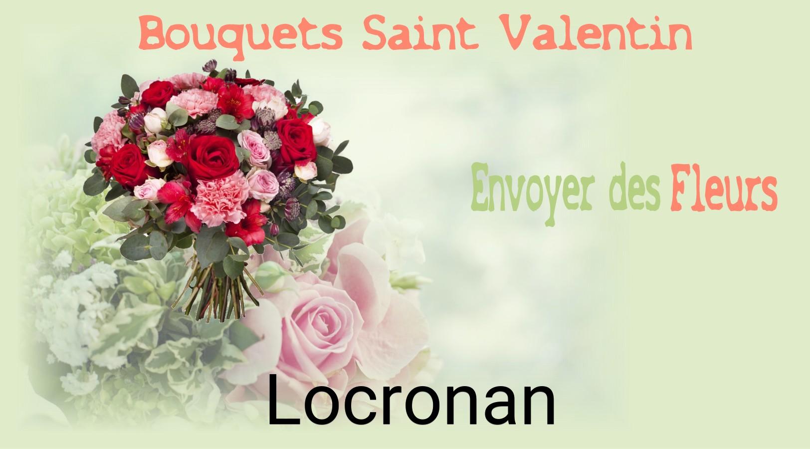 Roses de Saint-Valentin livrées à Locronan